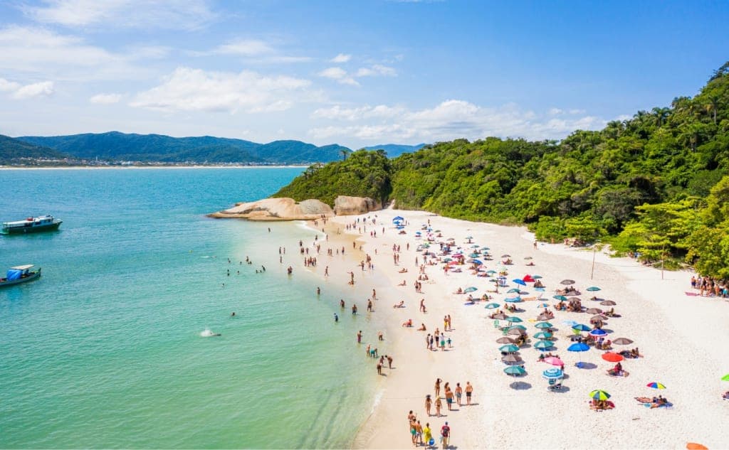 Florianópolis en avión — FLORIANOPOLIS, BRASIL